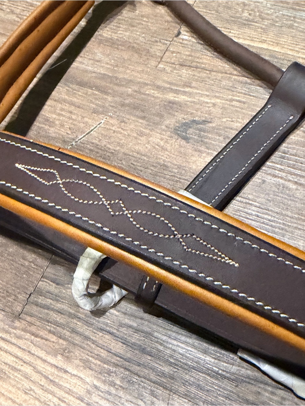 Ovation luxury leather halter HORSE size- choice of color - Picture 10 of 10